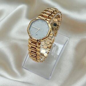 AUTHENTIC VINTAGE CHRISTIAN DIOR GOLD WATCH